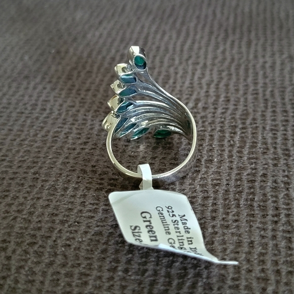 Shivam Cascading Green💚 Onyx Petals Ring💍 - NWT - Picture 12 of 16